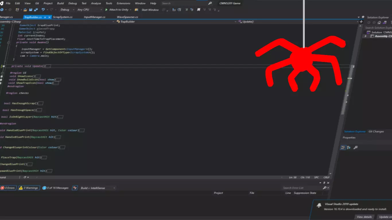 code and screen illustration